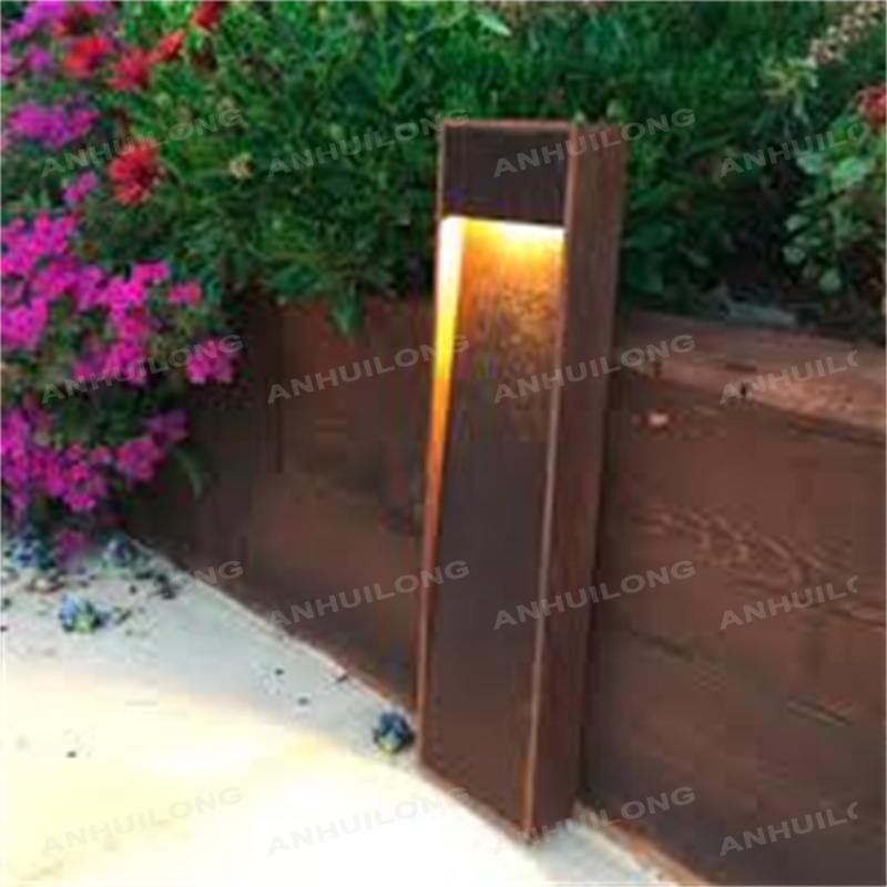 <h3>Rust Corten Long Box Medium Steel Metal Rectangular Planter</h3>
